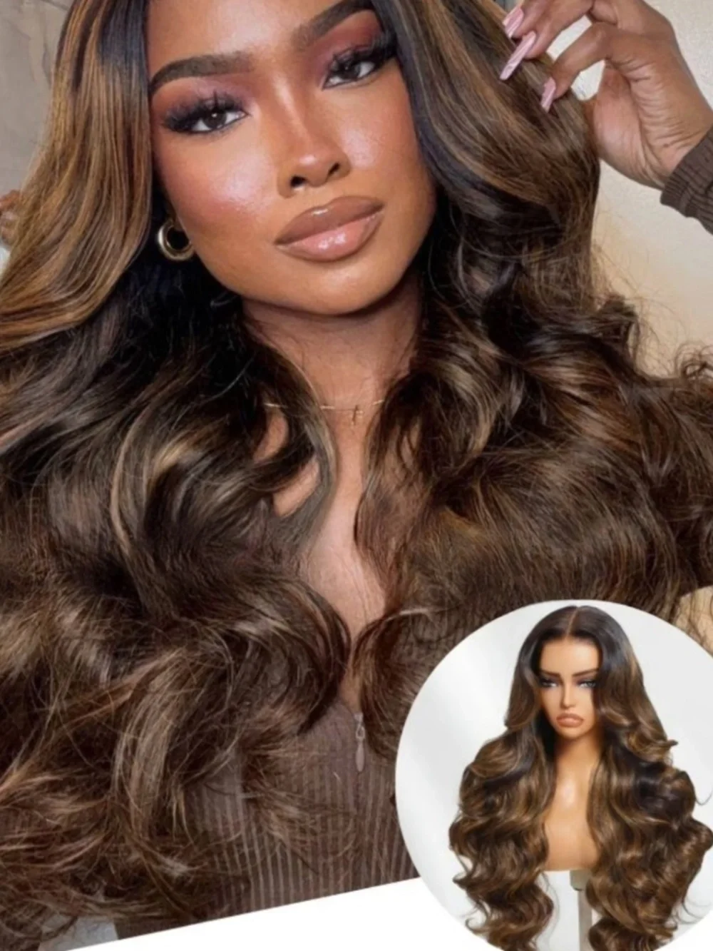 Bye bye knots balayage highlight wig